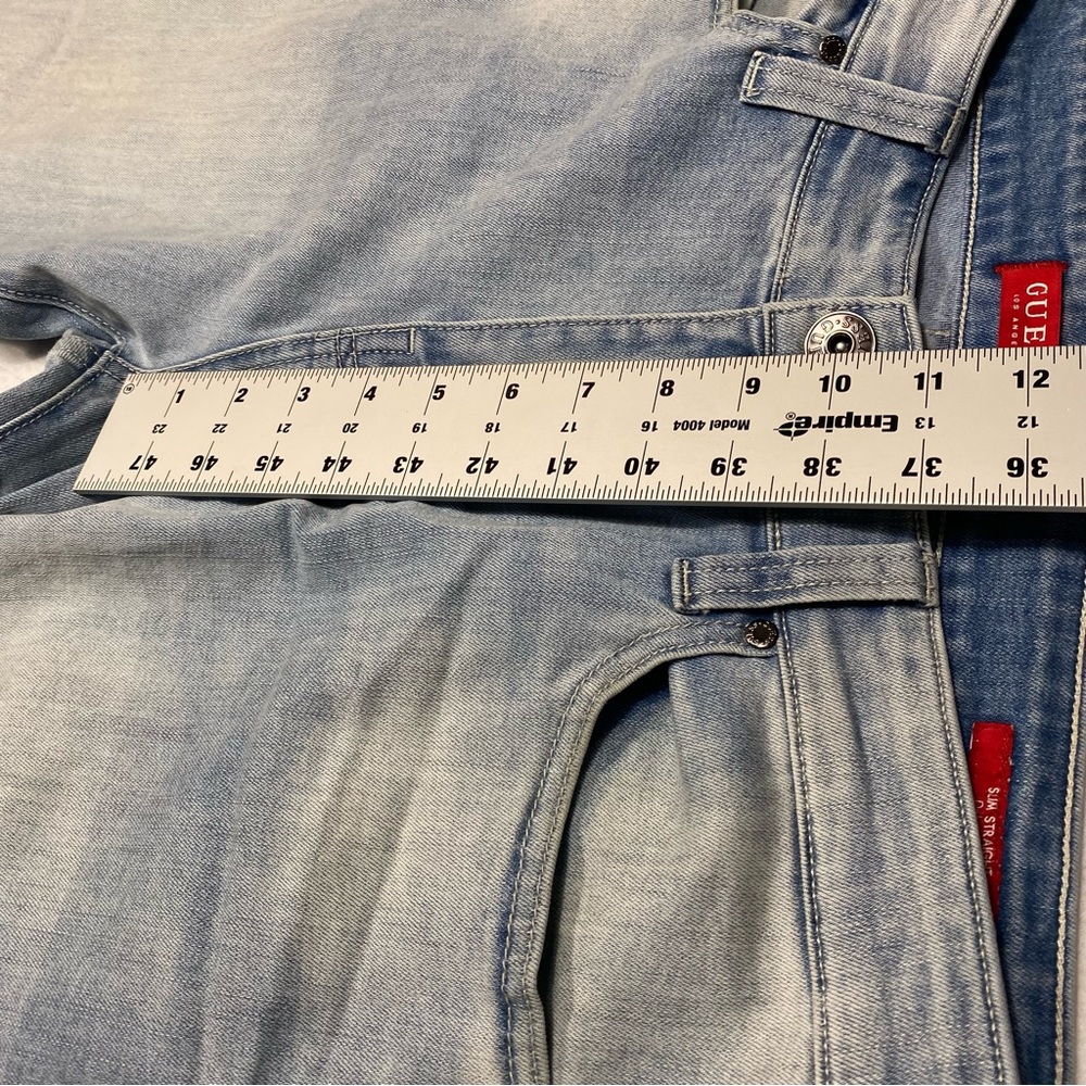 Guess Men's Del Mar Fit Light Wash Jeans Size 38 W #1594 - Picture 9 of 12